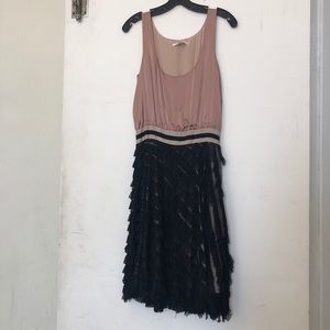 Corey Lynn Calter Pink and Black Dress